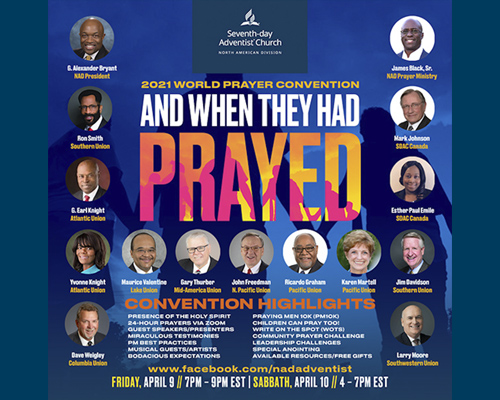 NAD 2021 prayer convention graphic